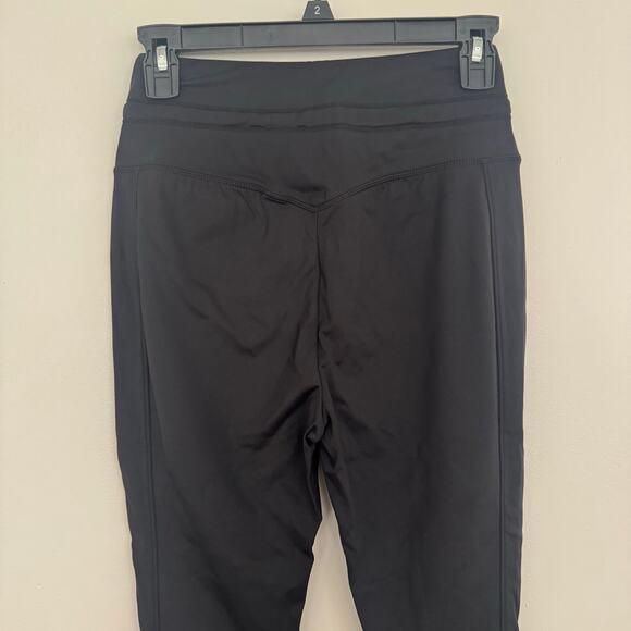Halara High Waisted Drawstring Side Pocket Full Length Joggers in Black - Picture 7 of 8